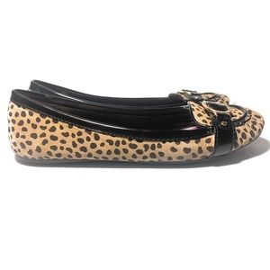 Isaac mizrahi low slides cheetah print almost mint